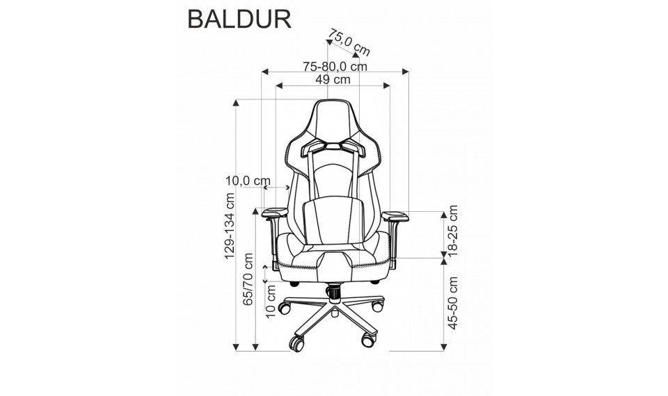 Компьютерное кресло Baldur | Офисные кресла | ZIPhome.ee изображение 2