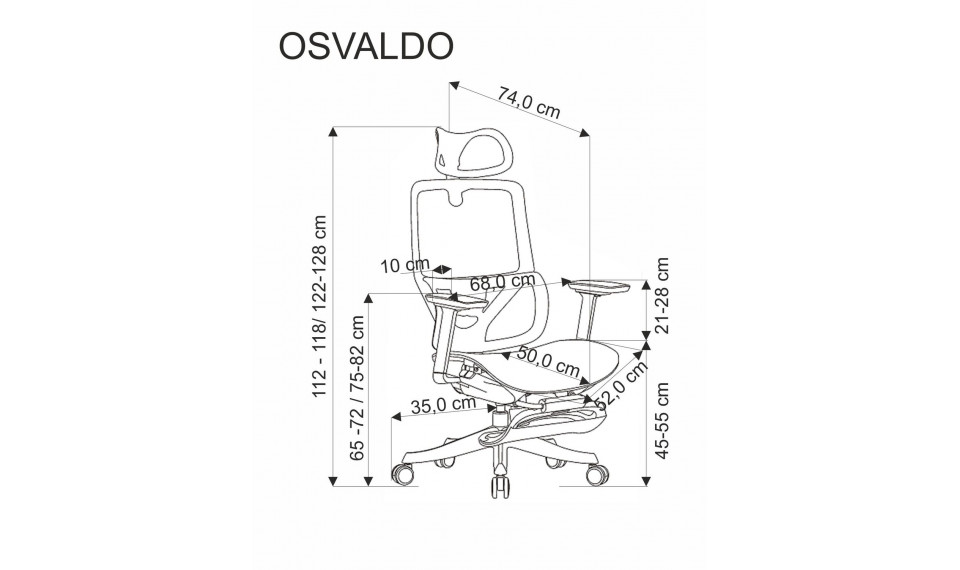 Вращающееся кресло Osvaldo | Офисные кресла | ZIPhome.ee изображение 3