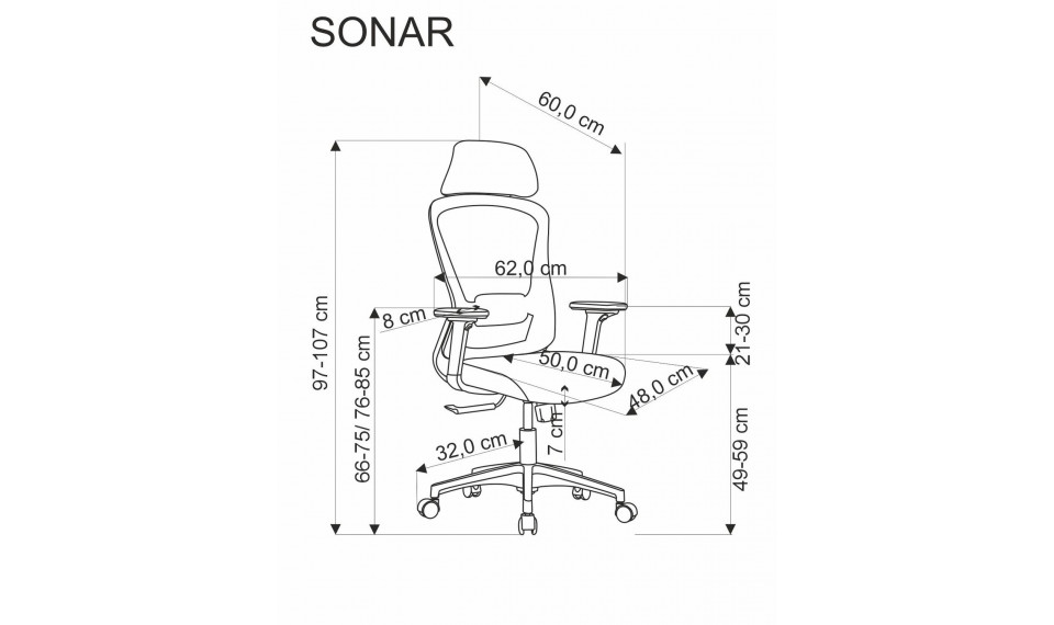 Вращающееся кресло Sonar | Офисные кресла | ZIPhome.ee изображение 2