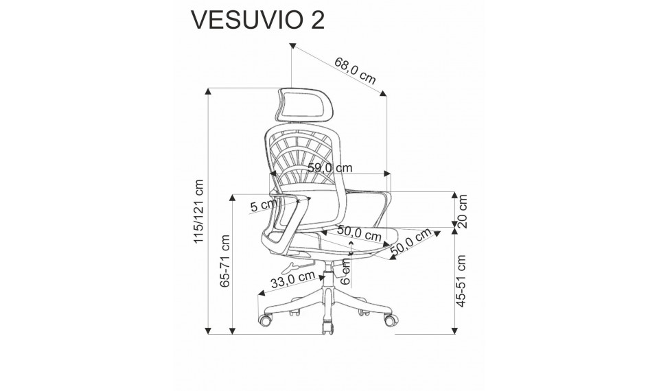 Vesuvio 2 kontoritool hall/valge | Kontoritoolid | ZIPhome.ee pilt 2