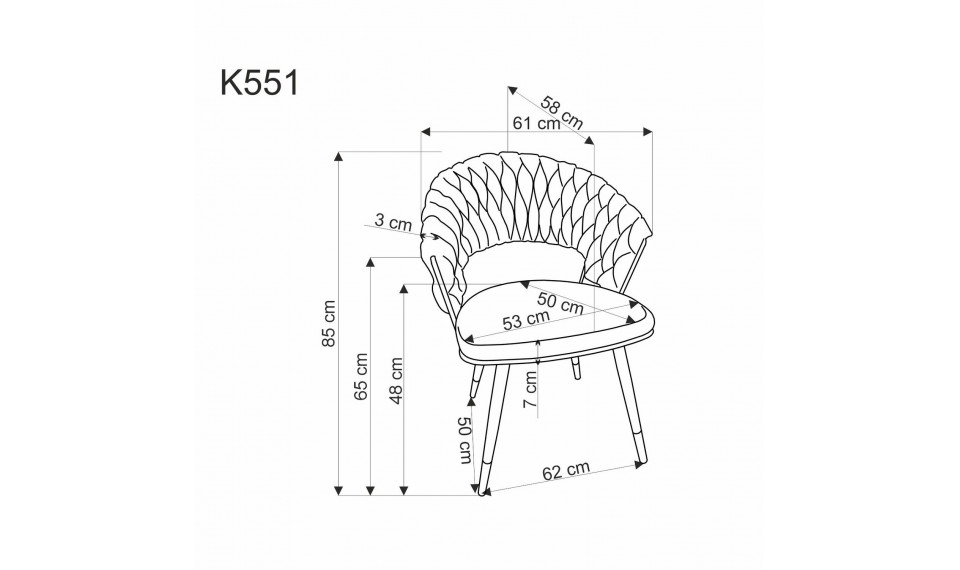 K551 стул серый | Стулья и кресла | ZIPhome.ee изображение 6
