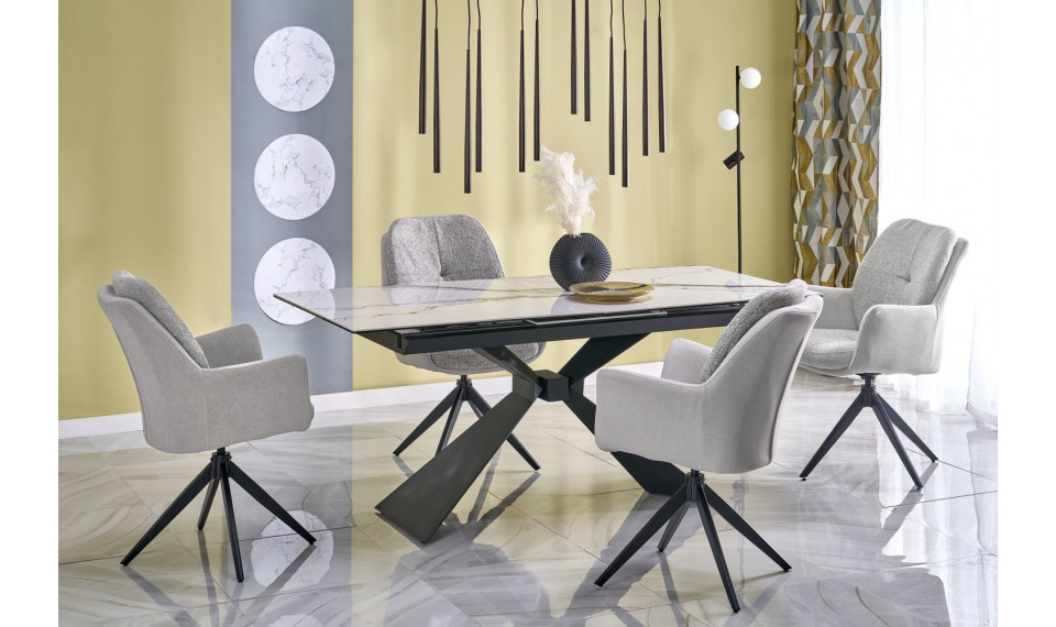 Luciano table extendible white marble | Tables | ZIPhome.ee image 2