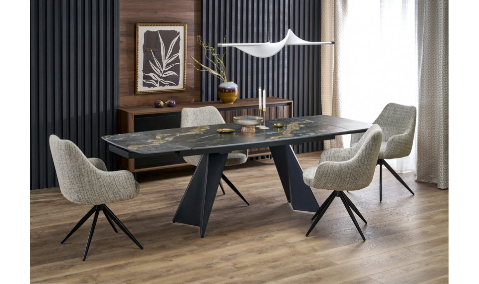 Раздвижной стол Armani черный мрамор | Столы | ZIPhome.ee изображение 2