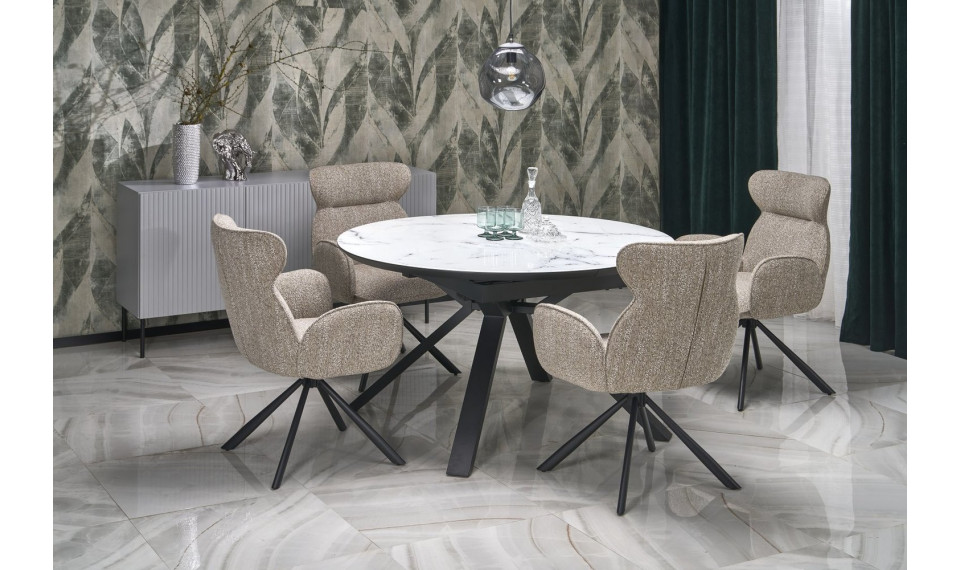 Vertigo table extendible white marble | Tables | ZIPhome.ee image 2