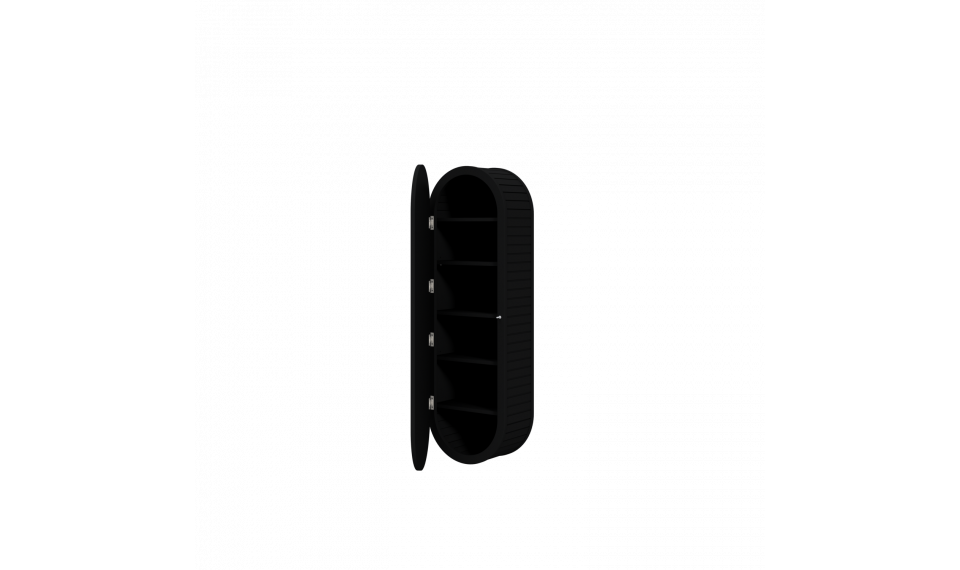 Настенный шкаф Venezia 1D черный | Шкафчики для ванной | ZIPhome.ee изображение 3