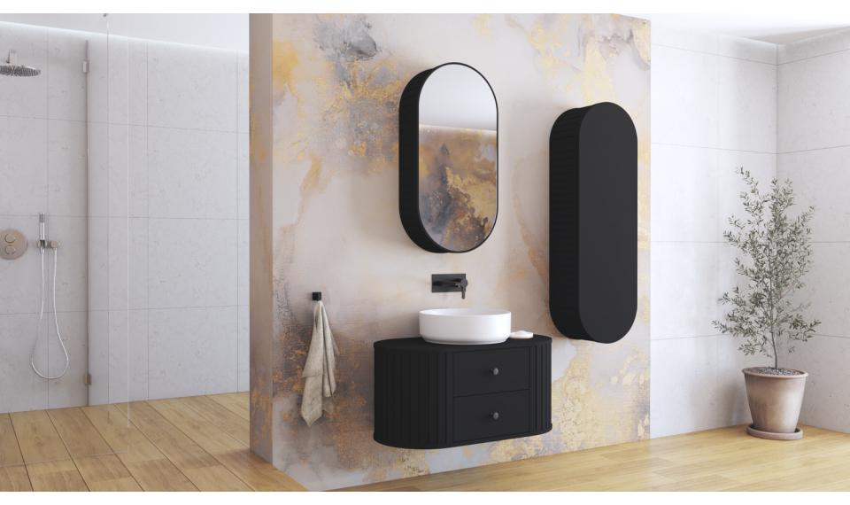 Настенный шкаф Venezia 1D черный | Шкафчики для ванной | ZIPhome.ee изображение 5