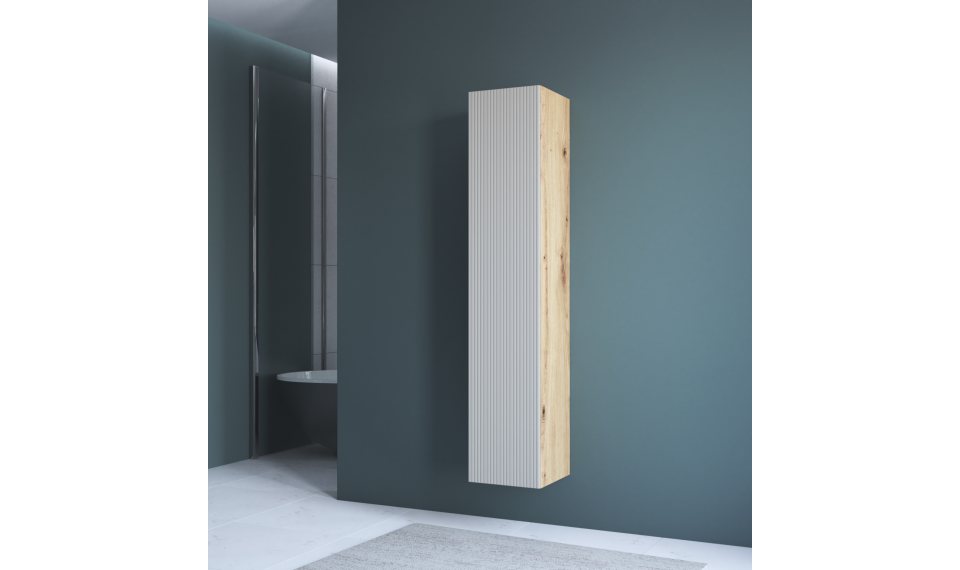 Настенная колонна Aviola 1D дуб ремесленник | Шкафчики для ванной | ZIPhome.ee изображение 1