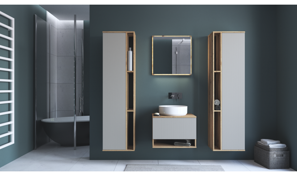 Aviola дополнительная боковая полка ручной дуб | Ванная комната | ZIPhome.ee изображение 3