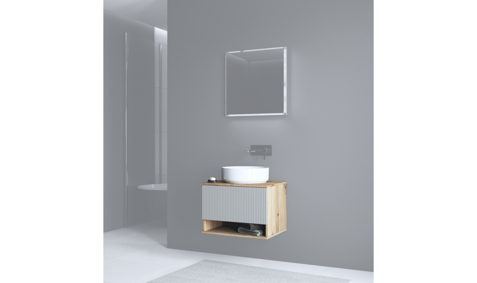 Aviola 60cm valamukapp käsitöötamm | Vannitoakapid | ZIPhome.ee pilt 1