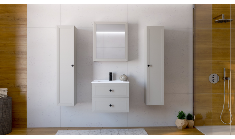 Toreto 70x60см зеркальный шкаф кашемир | Ванная комната | ZIPhome.ee изображение 4