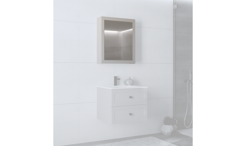 Toreto 70x60см зеркальный шкаф кашемир | Ванная комната | ZIPhome.ee изображение 1