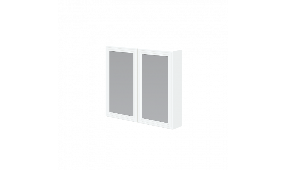 Toreto 70x80cm 2D зеркальный шкаф белый | Ванная комната | ZIPhome.ee изображение 2