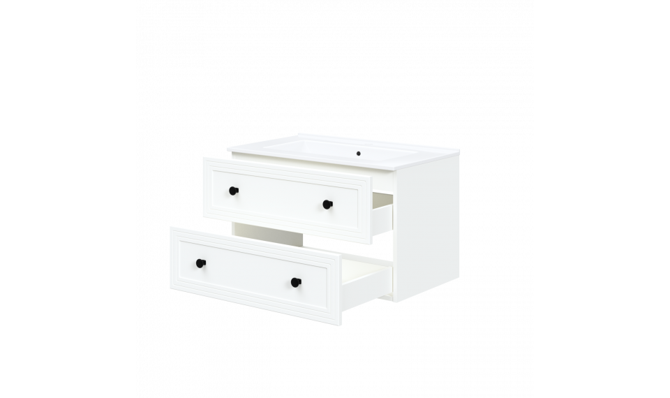 Toreto 80cm 2S valamukapp valge | Vannitoakapid | ZIPhome.ee pilt 3