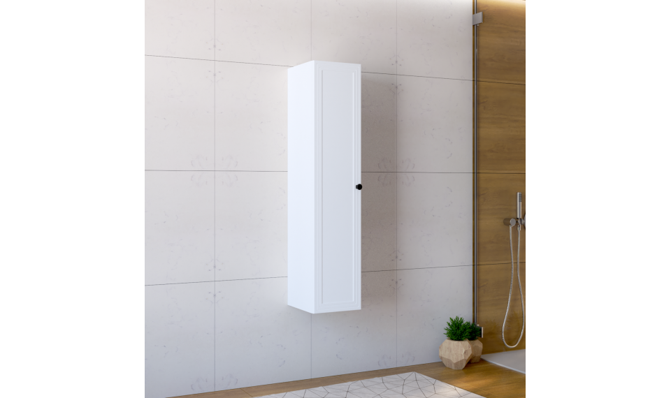 Настенный шкаф Toreto 1D белый | Шкафчики для ванной | ZIPhome.ee изображение 1