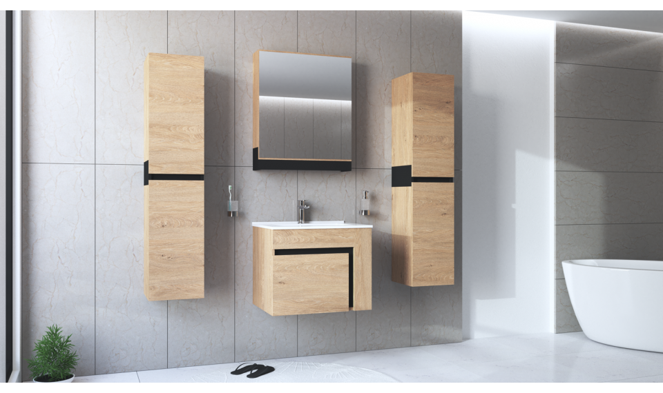 Зеркальный шкаф Duesa 60 см 1 | Шкафчики для ванной | ZIPhome.ee изображение 5