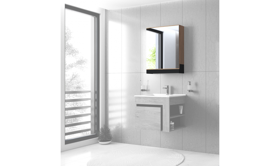 Зеркальный шкаф Duesa 60 см 1 | Шкафчики для ванной | ZIPhome.ee изображение 1