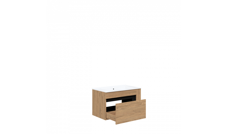 Duesa 80см 1S шкаф для мойки золотой дуб | Ванная комната | ZIPhome.ee изображение 4