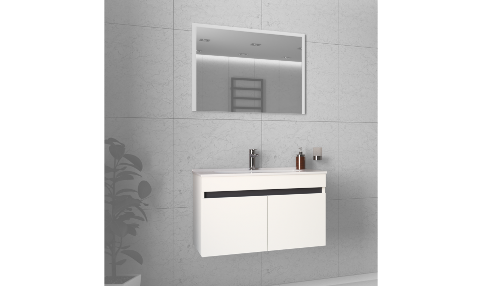 Figaro 80см шкаф для мойки белый | Ванная комната | ZIPhome.ee изображение 1