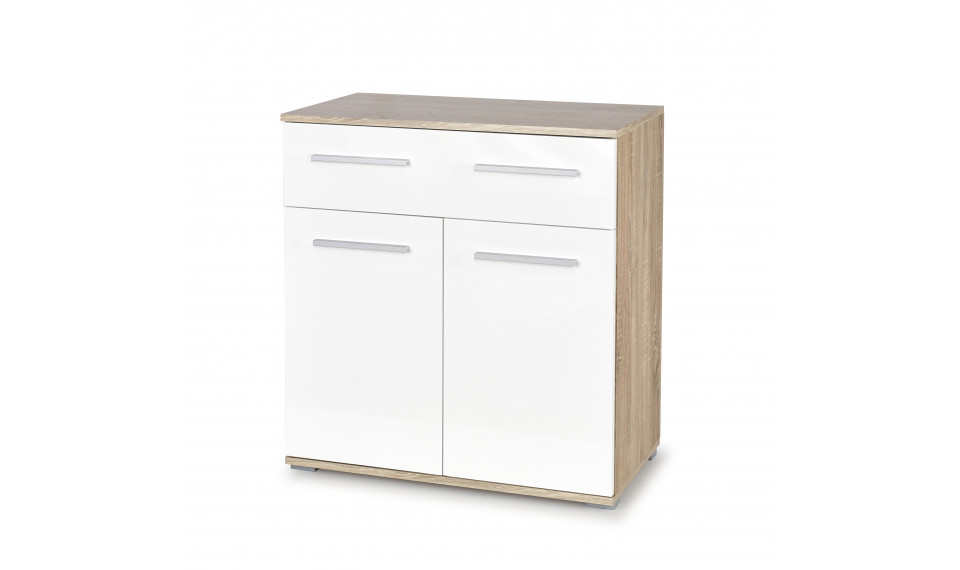 LIMA KM-1 комод, цвет дуб сонома/белый | Спальня | ZIPhome.ee изображение 1