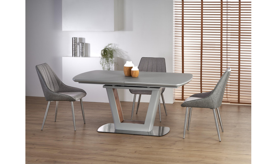 BILOTTI pikendatav söögilaud, värv helehall | Lauad | ZIPhome.ee pilt 1