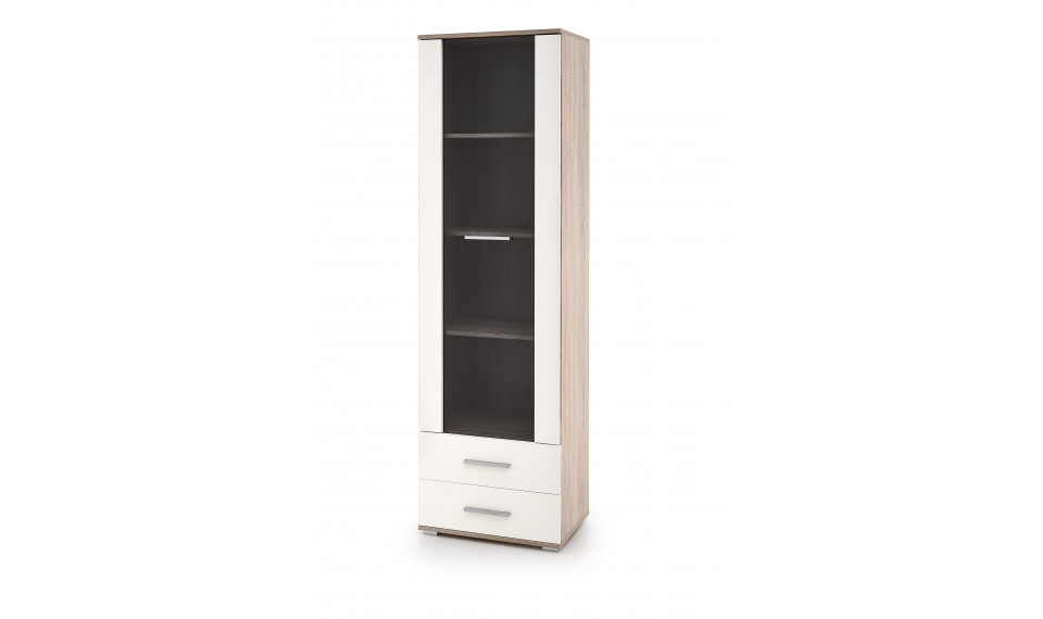 LIMA W1 cabinet white / sonoma oak | Showcases | ZIPhome.ee image 1