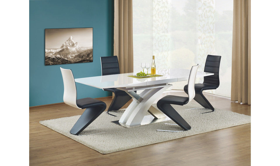 SANDOR extendable dinind table color: white | Tables | ZIPhome.ee image 1