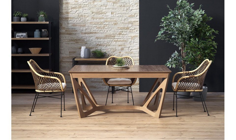 WENANTY pikendatav söögilaud, värv ameerika pähkel | Lauad | ZIPhome.ee изображение 1