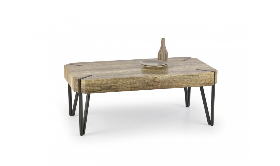 EMILY кофейный столик, цвет дуб/черный | Кофейные столы | ZIPhome.ee изображение 1