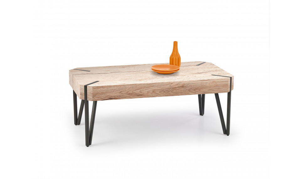 EMILY кофейный столик, цвет дуб санремо/черный | Кофейные столы | ZIPhome.ee изображение 1