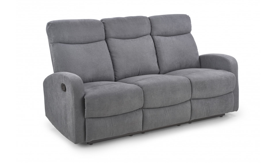 OSLO 3S diivan-3 relax süsteemiga, hall | Pehme mööbel | ZIPhome.ee pilt 1