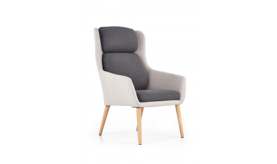 PURIO leisure chair, color: light grey / dark grey | 100% Quality PURIO leisure chair, color: light grey / dark grey | Armchairs | ZIPhome.ee image 1