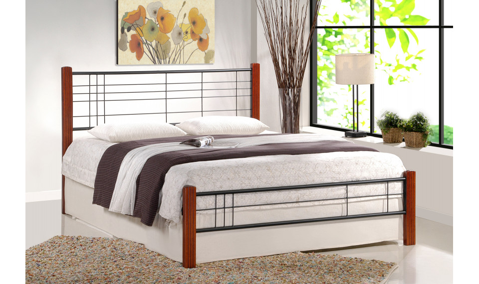 VIERA 160 bed, ant.cherry | Sängyt | ZIPhome.ee kuva 1