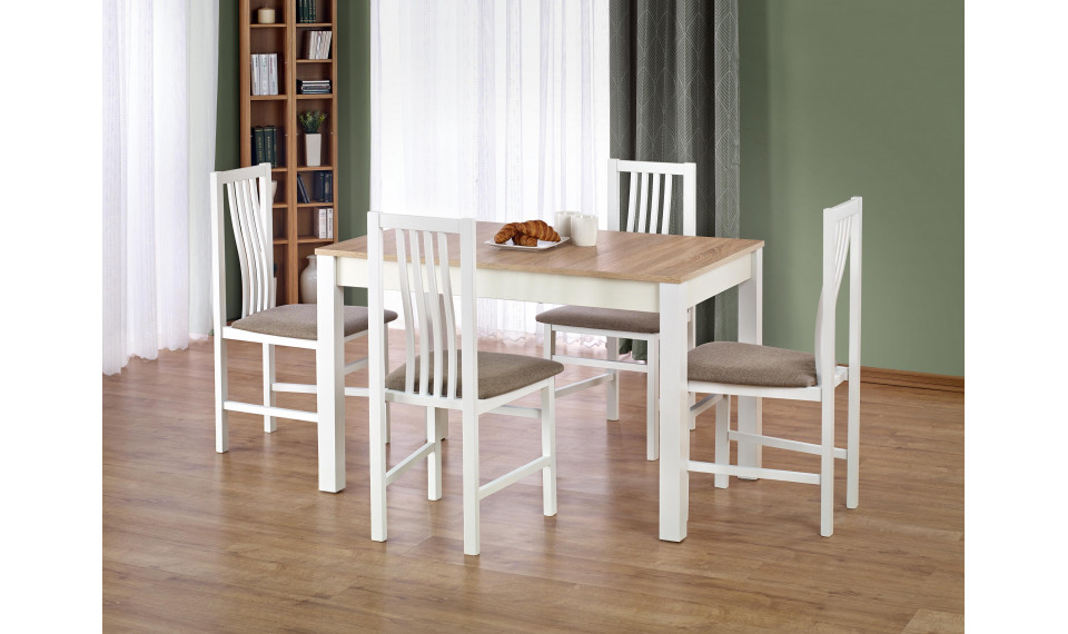 KSAWERY обеденный стол, цвет белый/дуб сонома | Столы | ZIPhome.ee изображение 1