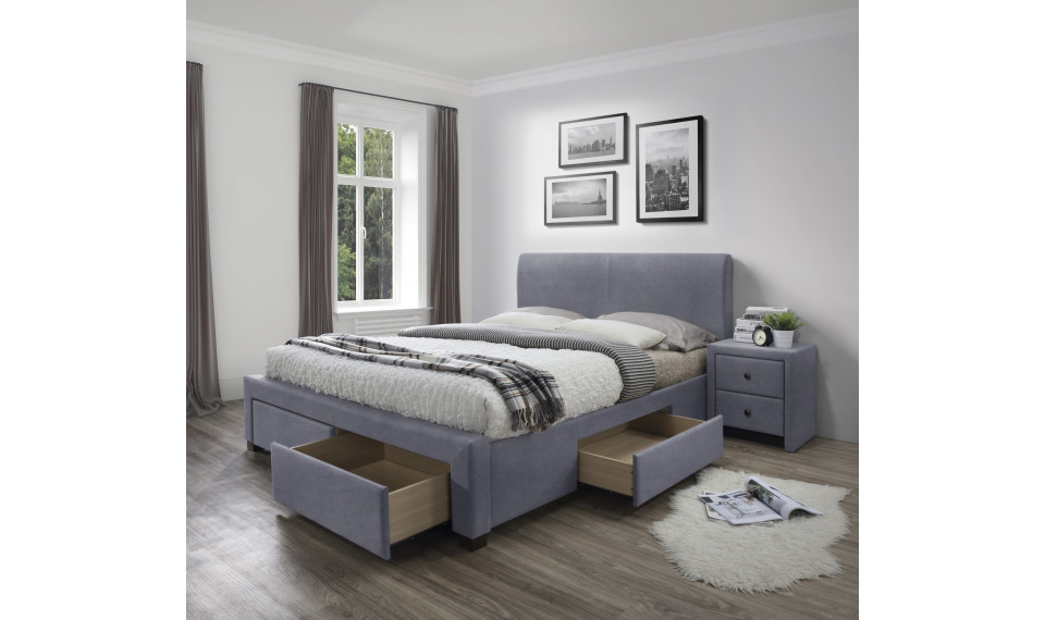 MODENA 3 voodi pesukastidega, värv hall | Voodid | ZIPhome.ee pilt 1