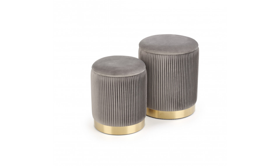 MONTY set of two stools: color: grey | Footstools | ZIPhome.ee image 1