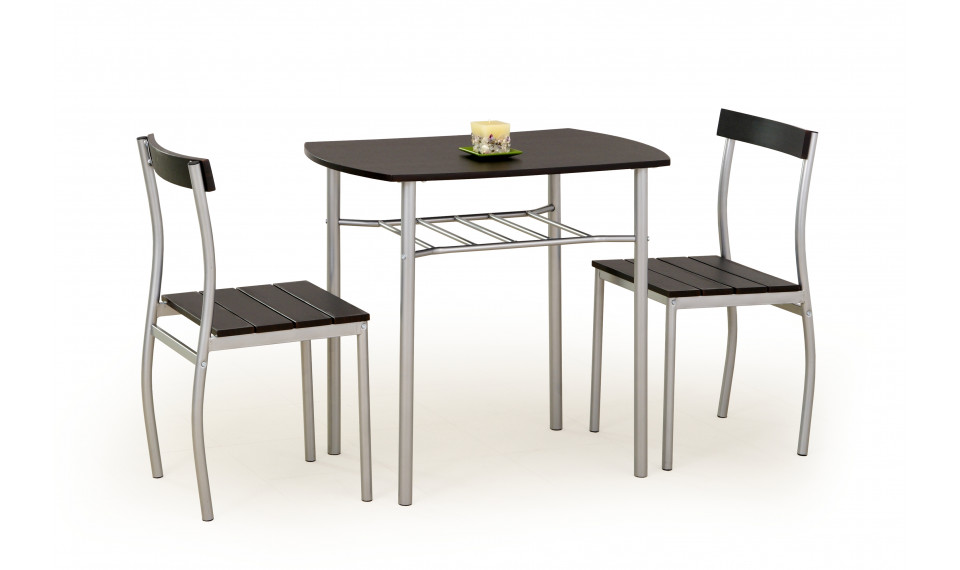 LANCE обеденный стол+ 2 стула, цвет венге | Столы | ZIPhome.ee изображение 1