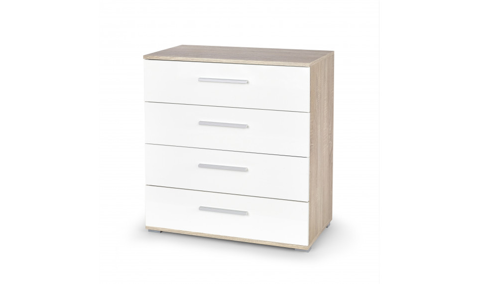 LIMA KM-3 комод, цвет дуб сонома/белый | Спальня | ZIPhome.ee изображение 1