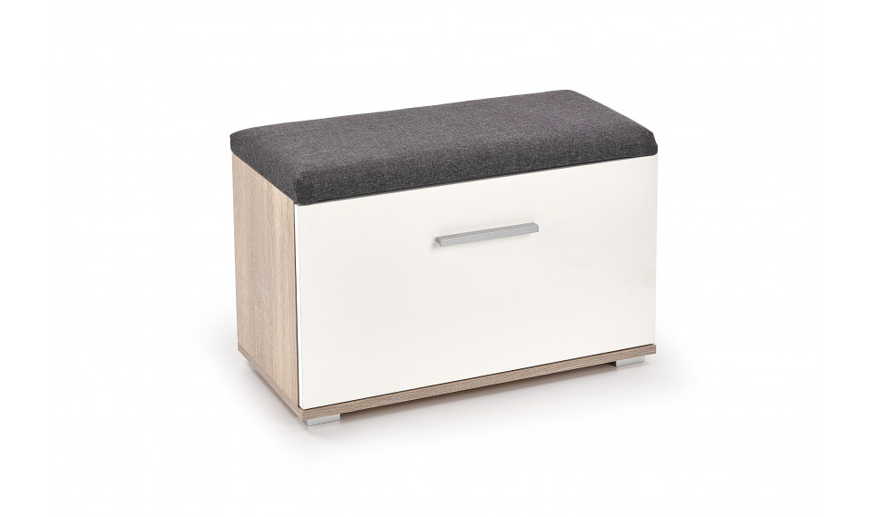 LIMA ST2 shoe cabinet white / sonoma oak | Lobby | ZIPhome.ee image 1