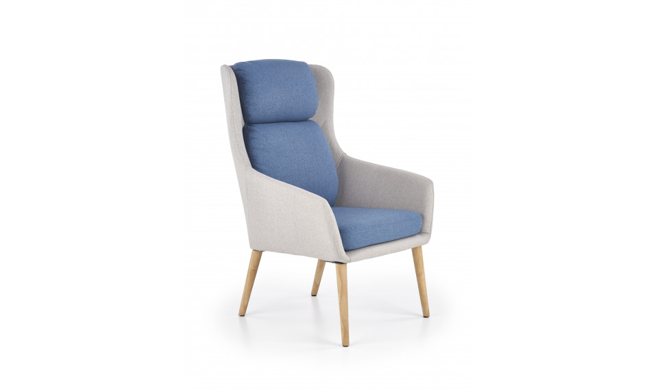 PURIO leisure chair, color: light grey / blue | 100% Quality PURIO leisure chair, color: light grey / blue | Armchairs | ZIPhome.ee image 1