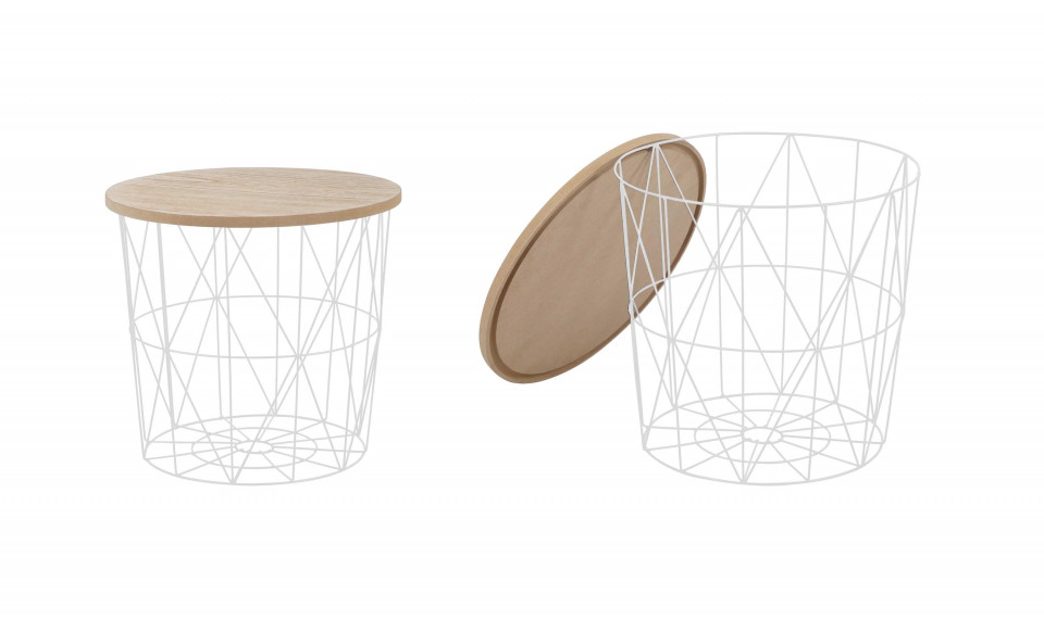 MARIFFA кофейный столик, цвет дуб/белый | Кофейные столы | ZIPhome.ee изображение 1