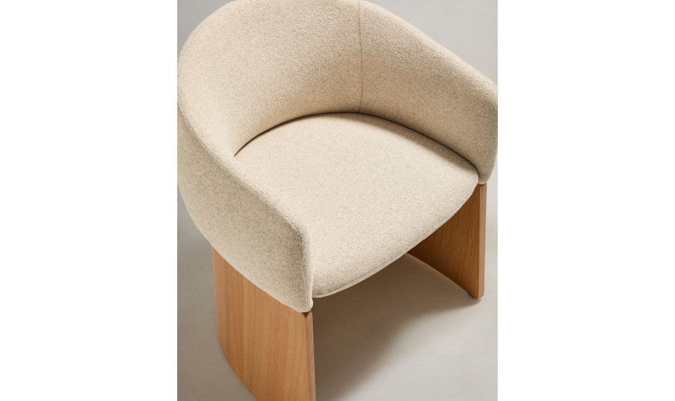 Bosca стул бежевый шенил дуб | Стулья | ZIPhome.ee изображение 3