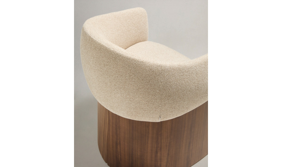 Bosca стул бежевый шенил орех | Стулья | ZIPhome.ee изображение 5