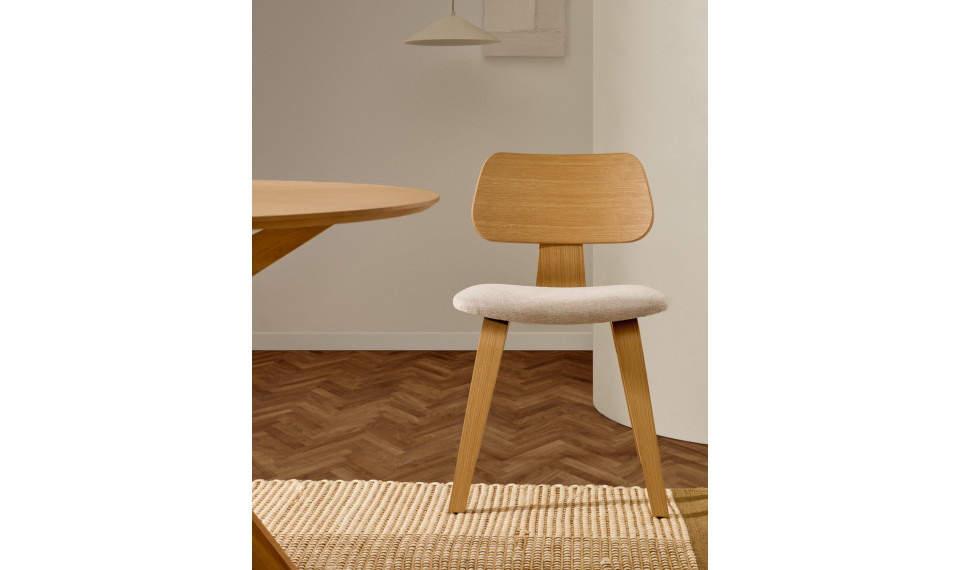 Gena стул дуб бежевый шенил | Стулья | ZIPhome.ee изображение 2