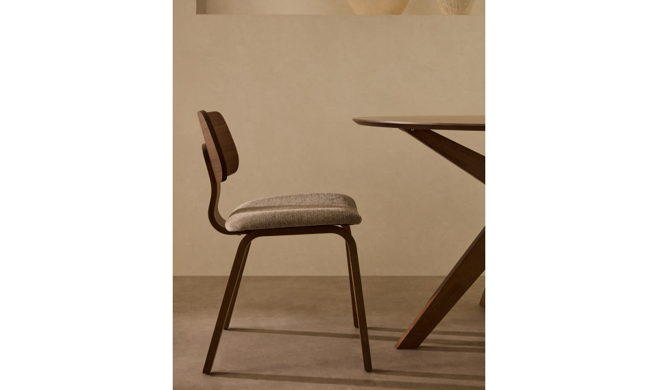 Gena стул орех бежевый шенил | Стулья | ZIPhome.ee изображение 2