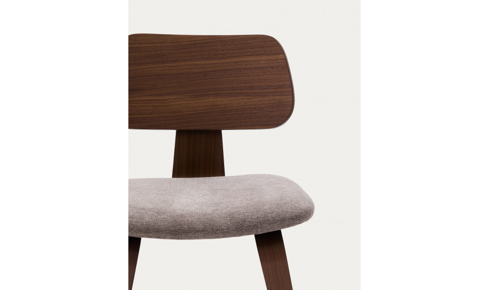 Gena стул орех бежевый шенил | Стулья | ZIPhome.ee изображение 3