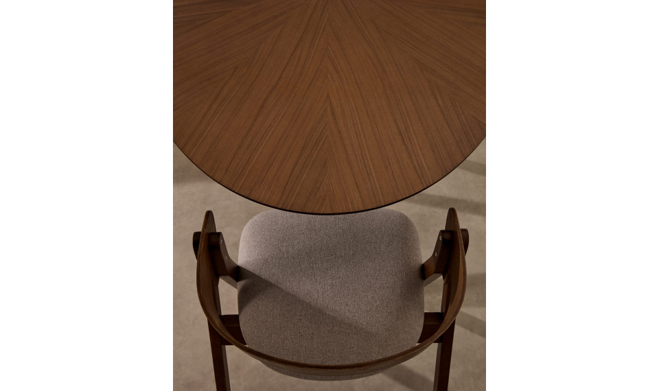 Godia cтул орех и бежевой шениль | Стулья | ZIPhome.ee изображение 3