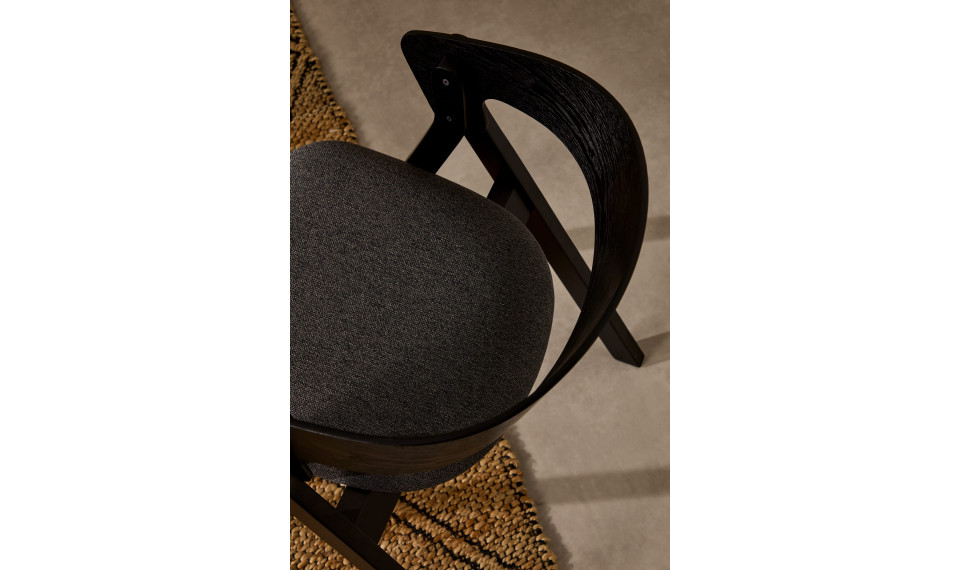 Godia cтул черный и бежевой шениль | Стулья | ZIPhome.ee изображение 3