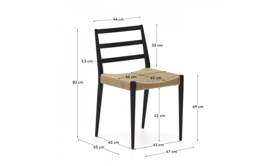 Analy tool täispuidust tammepuust, must | Köök | ZIPhome.ee pilt 6