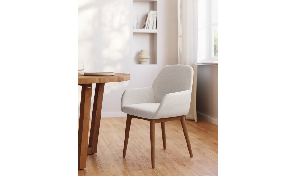 Konna cтул бежевый ножки темные | Стулья и кресла | ZIPhome.ee изображение 2