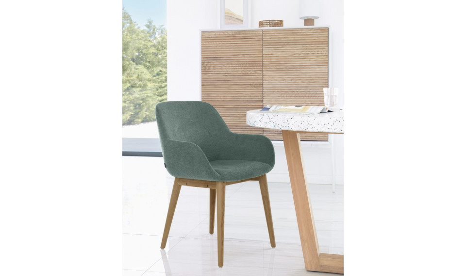 Konna cтул зеленый ножки темные | Стулья и кресла | ZIPhome.ee изображение 2